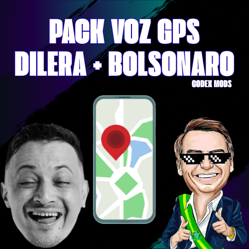 Pack GPS com Voz Dilera + Bolsonaro ETS2/ATS  (separados)