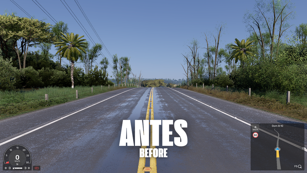 Addon Árvores Realistas ETS2 / ATS